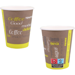 Timmers - Tasse à café carton 250cc 'Coffee to Go' limetta 50 pièces