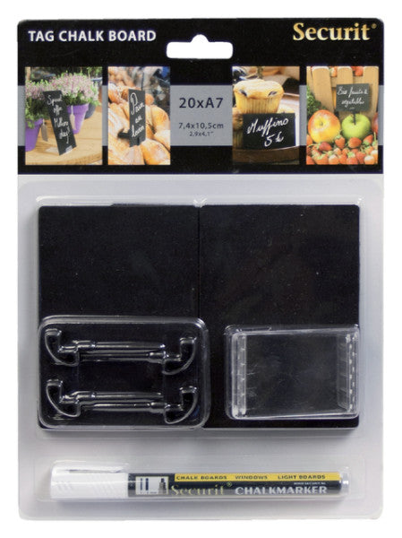Securit -  Krijtbord A7 tags