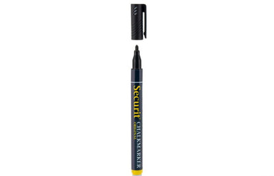 SECURIT - Marqueur craie SMA-100 rond 1-2mm noir