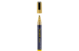 Krijtstift SECURIT SMA-510 platte punt 2-6mm goud