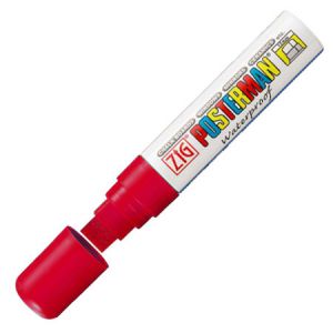 Krijtstift posterman PMA-120 rood dik 7 - 15mm