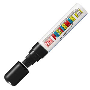 Krijtstift posterman PMA-120 zwart dik 7 - 15mm