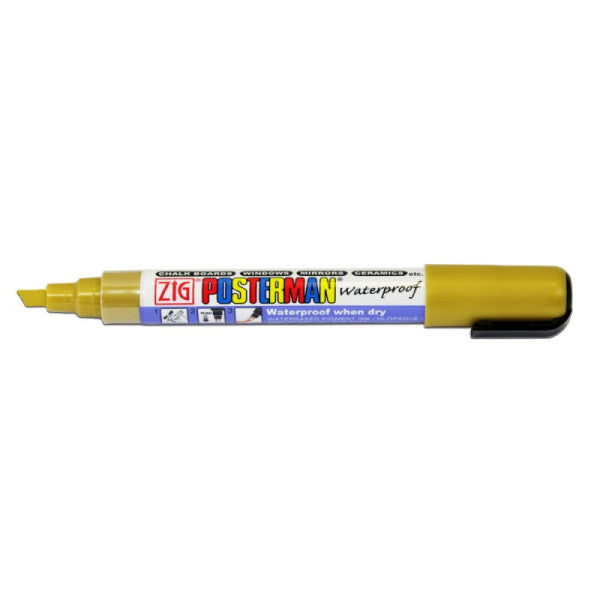 Krijtstift posterman PMA-50 beitelpunt 2-6mm goud