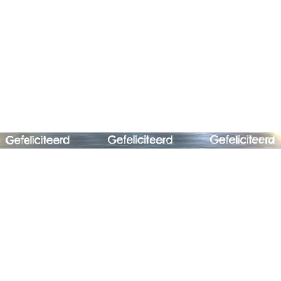 Krullint Paperlook 10mm x 250 meter kleur 05 gefeliciteerd zilver
