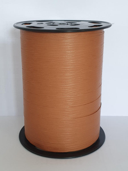 Ruban à friser - aspect papier 10mm x 250 mètres coloris 471 Rouille/Caramel
