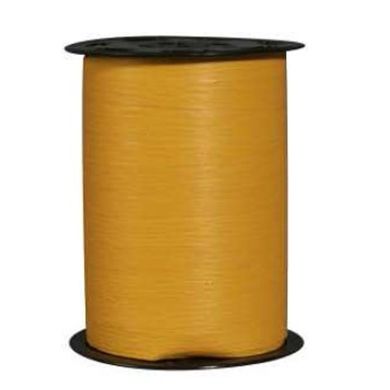 Krullint paperlook 10mm x 250 meter kleur 740 Mosterd
