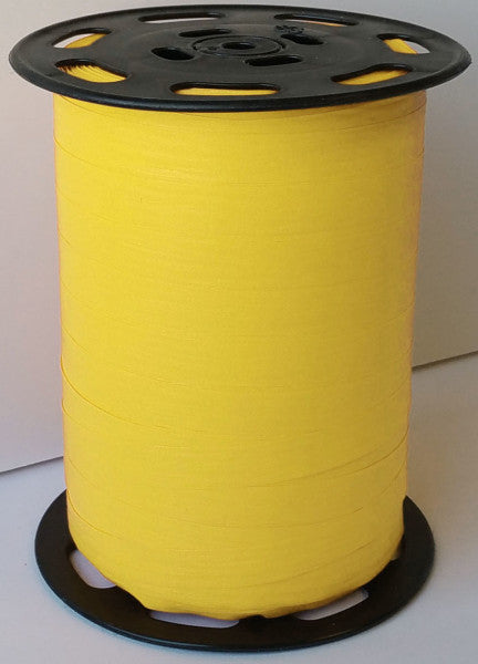 Ruban à friser - aspect papier 10mm x 250 mètres coloris 83 citron