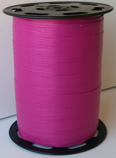 Ruban à friser aspect papier 10mm x 250 mètres couleur 95 fuchsia