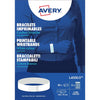 Avery -  bedrukbare polsbandjes, ft 18 x 265 mm, wit, pak van 50 etiketten