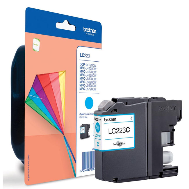 Brother -  inktcartridge, 600 pagina's, OEM LC-223C, cyaan