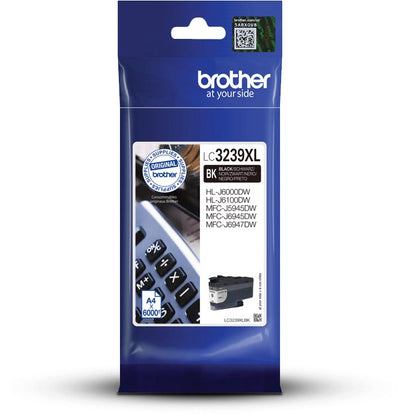 Brother -  inktcartridge, 6.000 pagina's, OEM LC-3239XLBK, zwart