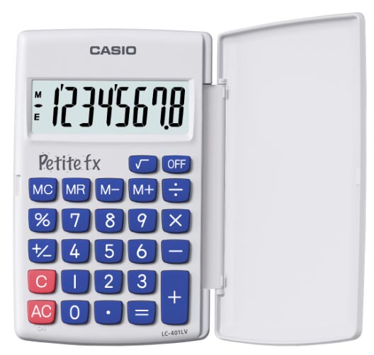 Casio - Calculatrice de poche Petite FX, blanche