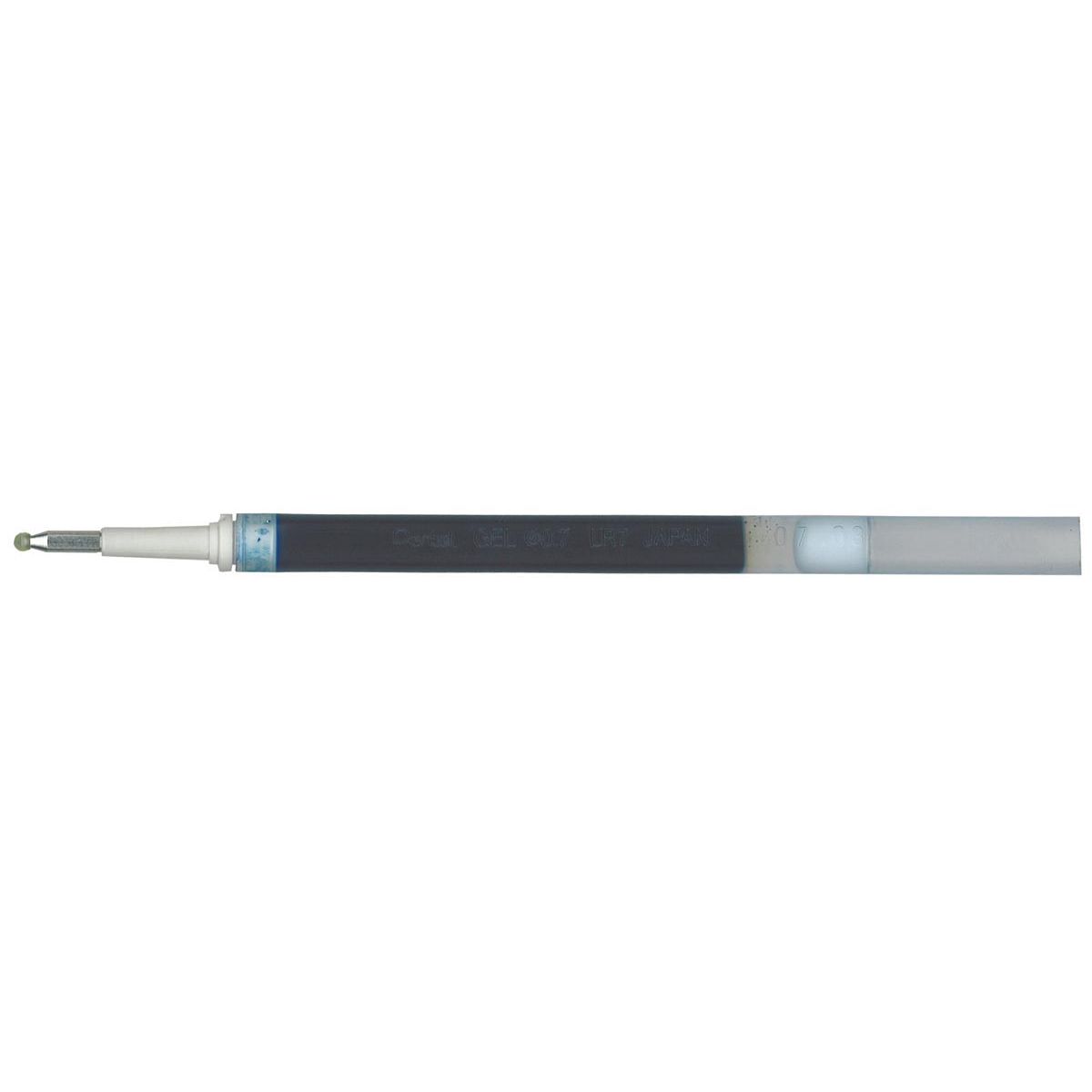 Pentel - Recharge pour graveur gel LR7 Energel bleu moyen
