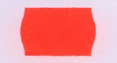 Klika - Etiquette 2616 fl.rouge permanente coupe sécurité 2 pièces