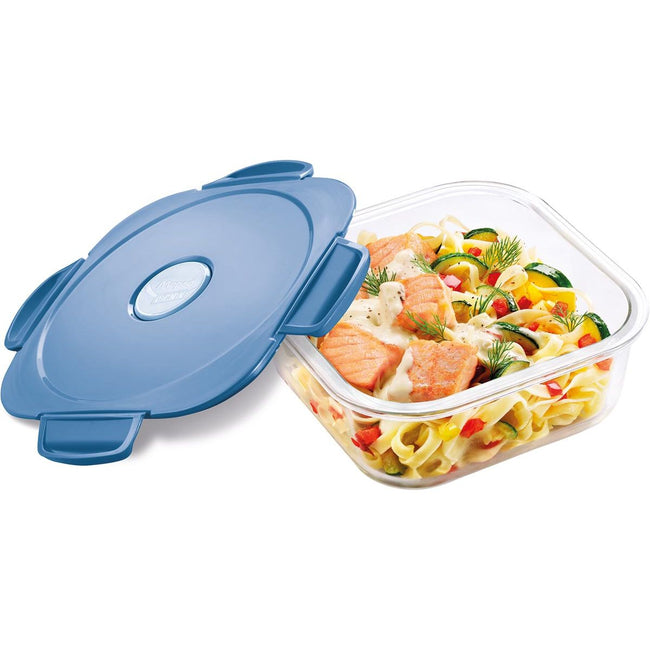 Zugeordnet - Lunchbox Glas, Picknik, Konzept reif, blau