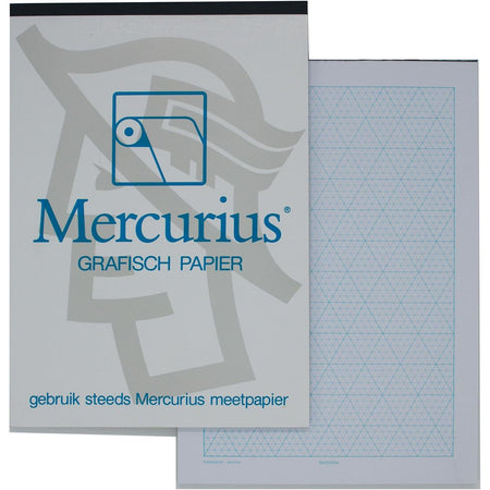Mercurius -   isometrisch grafisch papier, 50 vel, ft A4