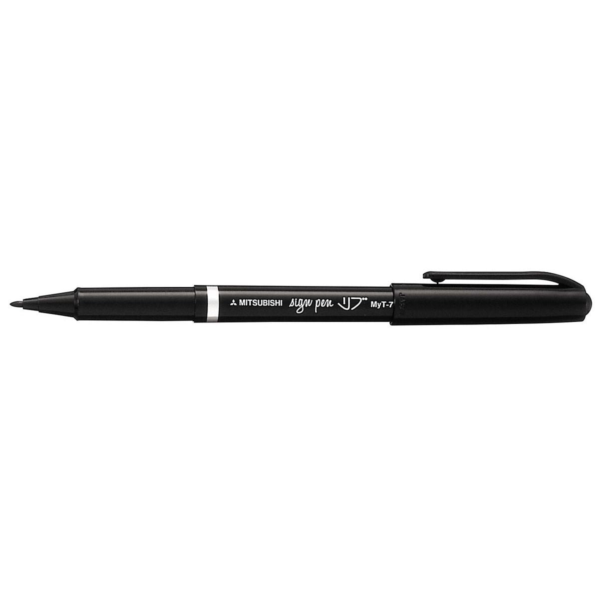 Uni-ball -  fineliner Sign Pen, 1mm, zwart
