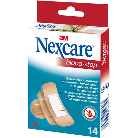 3M - Pansement styptique Blood-Stop, paquet de 14 pièces