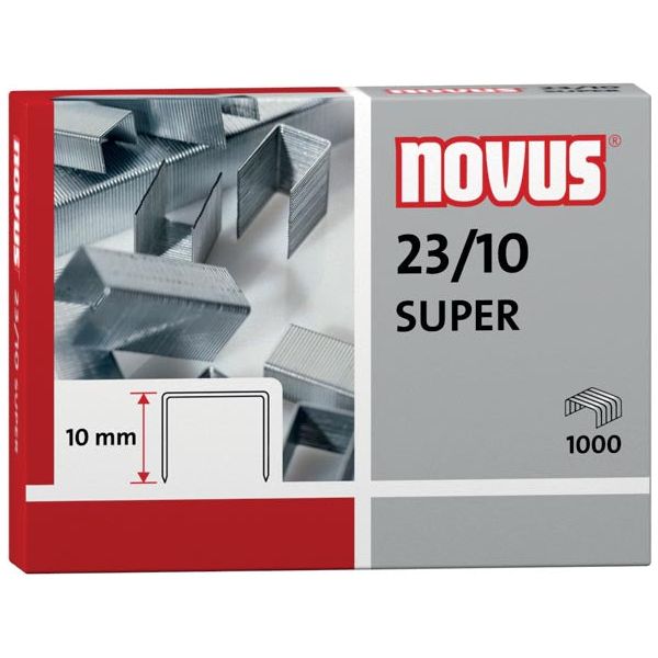 Novus - Staples 23/10, boîte avec 1000 agrafes