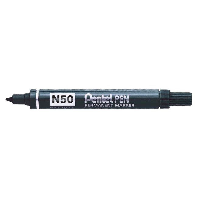 Pentel - Feutre N50 rond 1,5-3mm noir