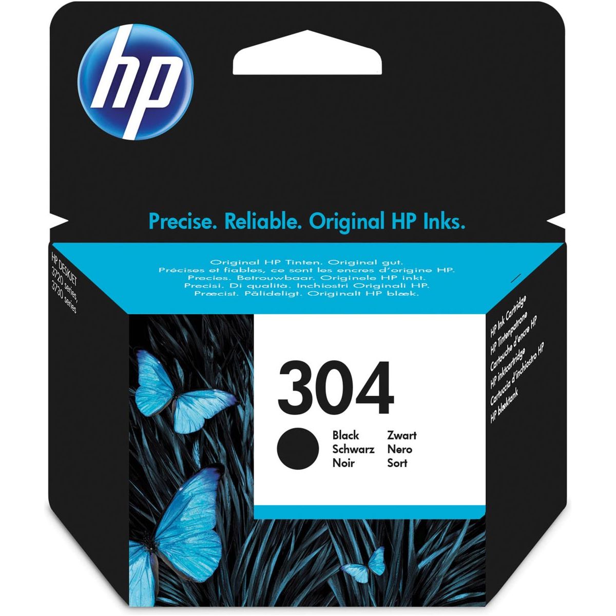 HP - Inkcartridge 304, 120 pages, OEM N9k06ae, noir