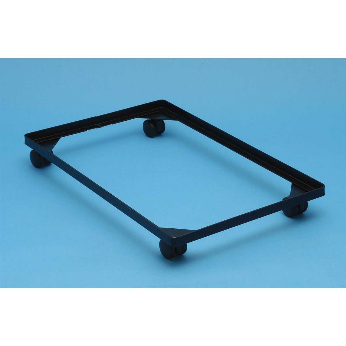 Really Useful Box -  Box accessoire onderstel uit staal, met wieltjes (diameter: 4,5 mm) uit zwarte PVC