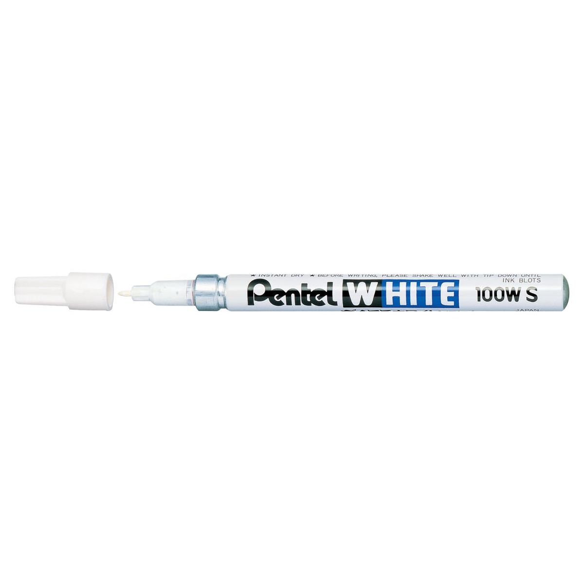 Pentel - Marqueur de peinture Point d'écriture blanc: 2 mm, largeur d'écriture: 1,8 mm