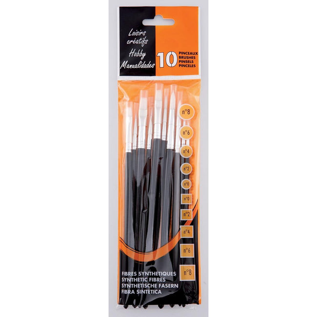 Klika -  Hobbypenseel, set van 10