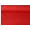 Papstar - Nappe en papier imprimé damassé, 1,2 x 8 m, rouge