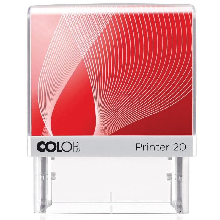 Colop - tampon avec système de bons Imprimante Imprimante 20, max. 4 lignes, pi 38 x 14 mm