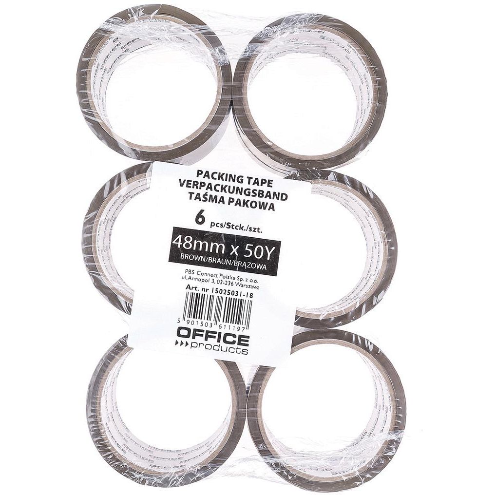 OFFICE products -   verpakkingse, 48 mm x 46 m, bruin