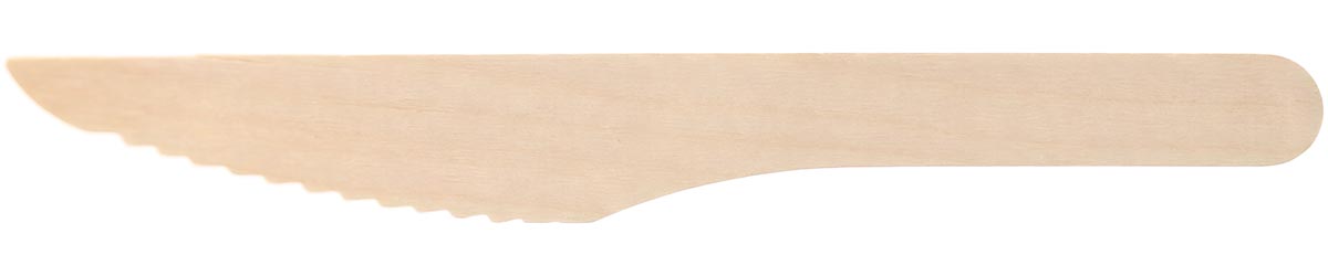 Conpax - Pure Messer, aus Holz, 16,5 cm, Packung à 250 Stück