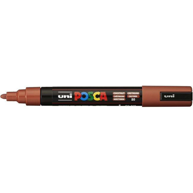 Posca -  Uni paintmarker PC-5M, 1,8 2,5 mm, ronde punt, kastanje
