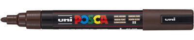 Posca -  Uni paintmarker PC-5M, 1,8 2,5 mm, ronde punt, donkerbruin