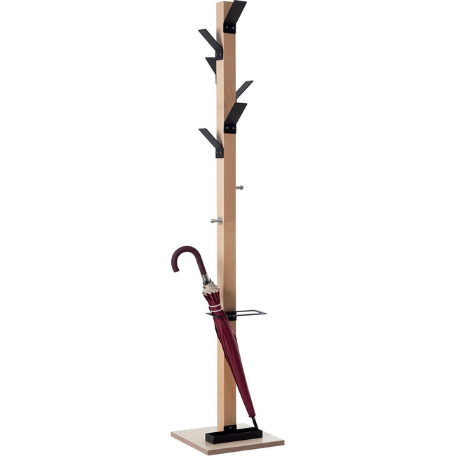 Paperflow - Porte-manteau Easycloth modèle A, en bois, noir