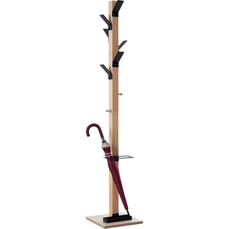 Paperflow - Porte-manteau Easycloth modèle A, en bois, noir
