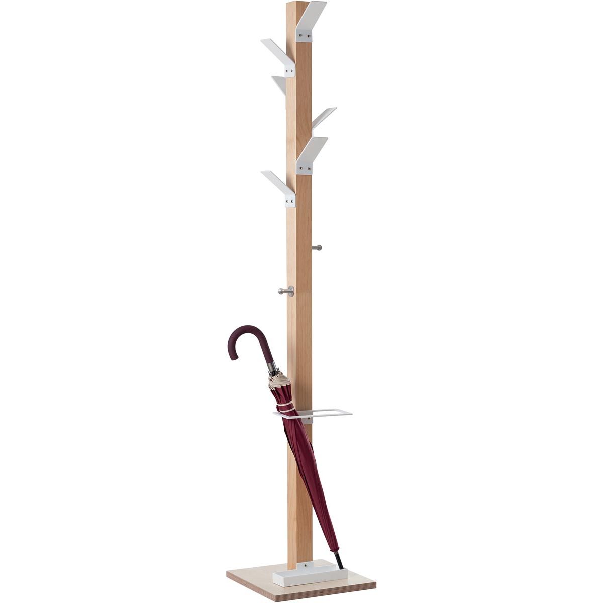 Paperflow - Porte-manteau Easycloth modèle A, en bois, blanc
