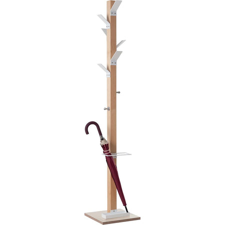 Paperflow - Porte-manteau Easycloth modèle A, en bois, blanc