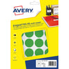Avery - PET30V runde Markierungsetiketten, Durchmesser 30 mm, Blister mit 240 Stück, grün