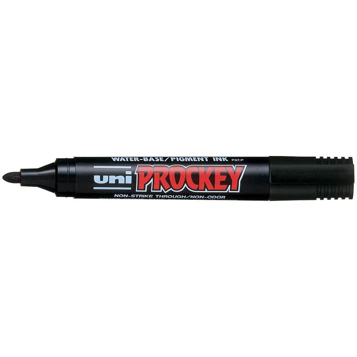 Uni-Ball - Permanentmarker Prockey PM-122, runde Spitze, mittel, schwarz