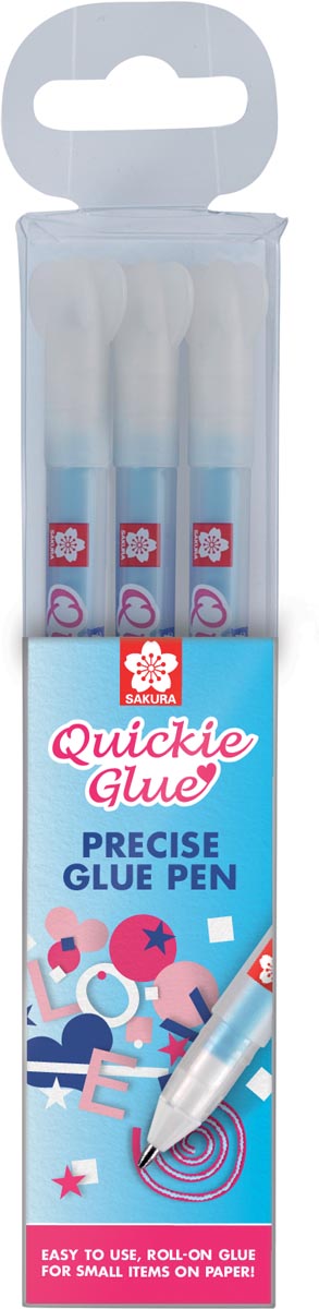 Sakura - Quickie Glue Klebestift, Etui mit 3 Stück