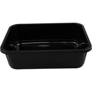 Klika -  PP bak H320/88 5000cc zwart sealbaar (spuitgietbak) 148 stuks!