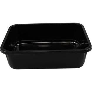 Klika -  PP bak H320/88 5000cc zwart sealbaar (spuitgietbak) 148 stuks!