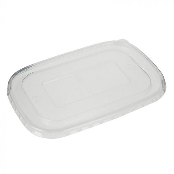 Depa - couvercle pour récipient repas micro-ondes en carton bambou 750cc 173 x 120mm ..