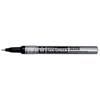 Sakura -  paint Marker Pen-Touch punt van 0,7 mm, zilver