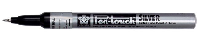 Sakura - Lackmarker Stift -Touch -Punkt von 0,7 mm, Silber