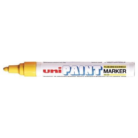 Marqueur de peinture uni-ball-uni PX-20 jaune