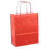 Sac en papier avec cordon 18x08x22cm 50pcs rouge