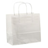Sac en papier avec cordon 18x08x22cm 50 pcs argent