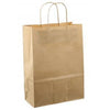 Sac en papier avec cordon 22x10x31cm 50pcs kraft marron